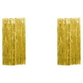 thumbnail image 3 of Baohd Rideau à Franges à Sécurité pour les Doigts pour un Bon Effet de Démonstration Décorations de Fête Or 2ensemble, 3 of 5