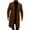 Brown Jacket fot Men, variant on Mens Trench Mid Long Coat Casual Brested Overcoat Winter Notched Collar Lapel Wool Blend Pea Coat With Pockets Black XL