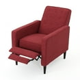thumbnail image 5 of Mason Mid Century Modern Indoor Fabric Recliner, Red, 5 of 11