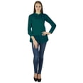 thumbnail image 2 of Top en Coton Femmes Boho Porter des Vêtements d'Été Tunique Décontractée, 2 of 4