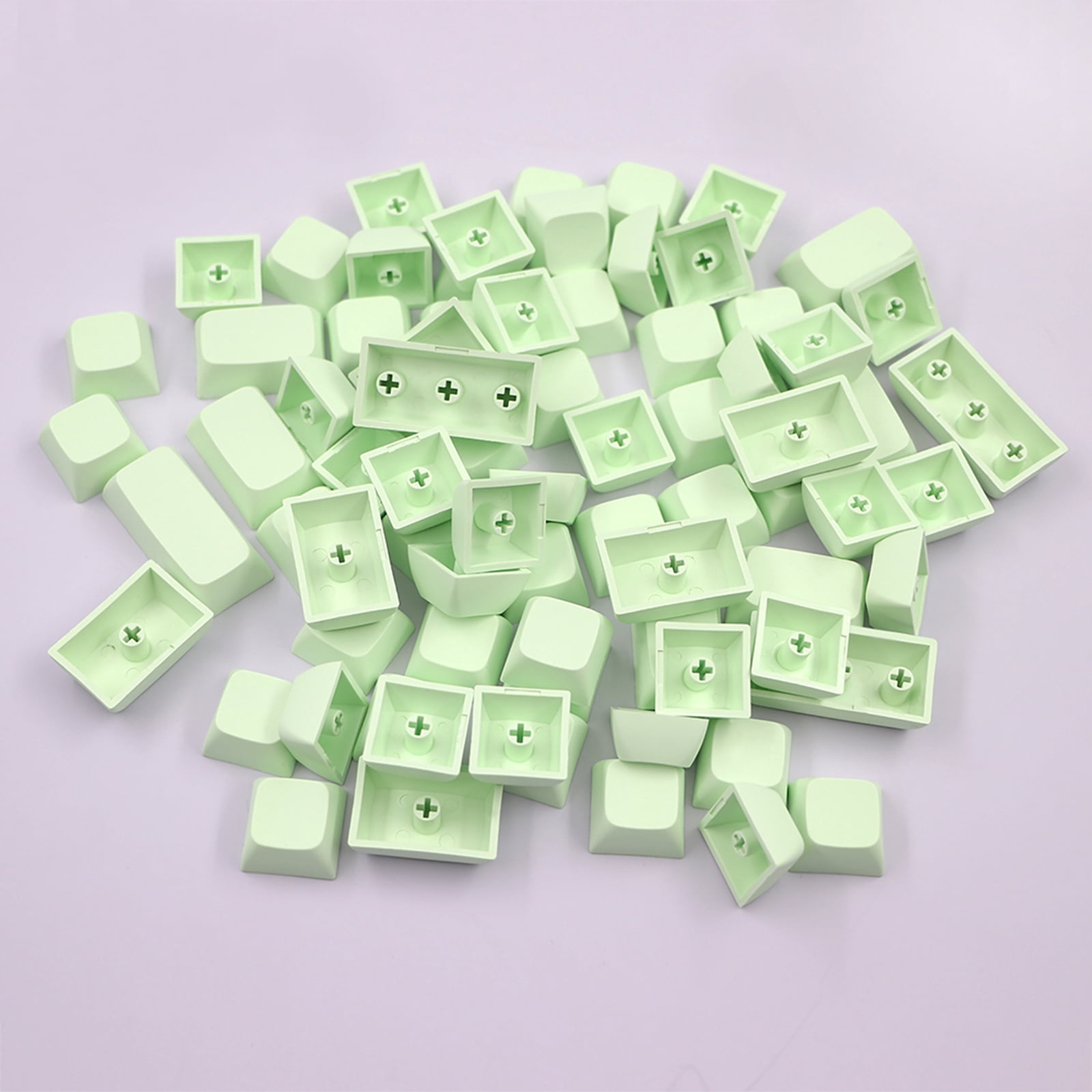 76PCS PBT Blank Keycaps Ergodox Mechanical Gaming Keyboard XDA Profile for Key C