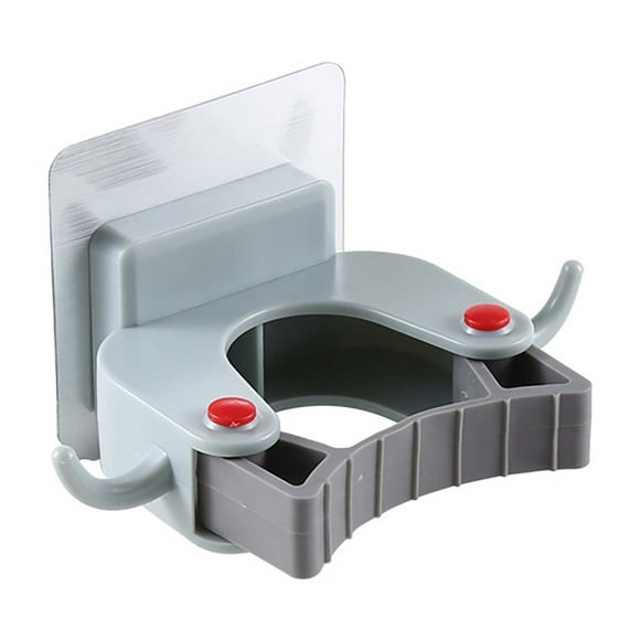 Pinza para fregona, clavo doméstico, gancho para baño, colgador multifuncional de pared para fregonas