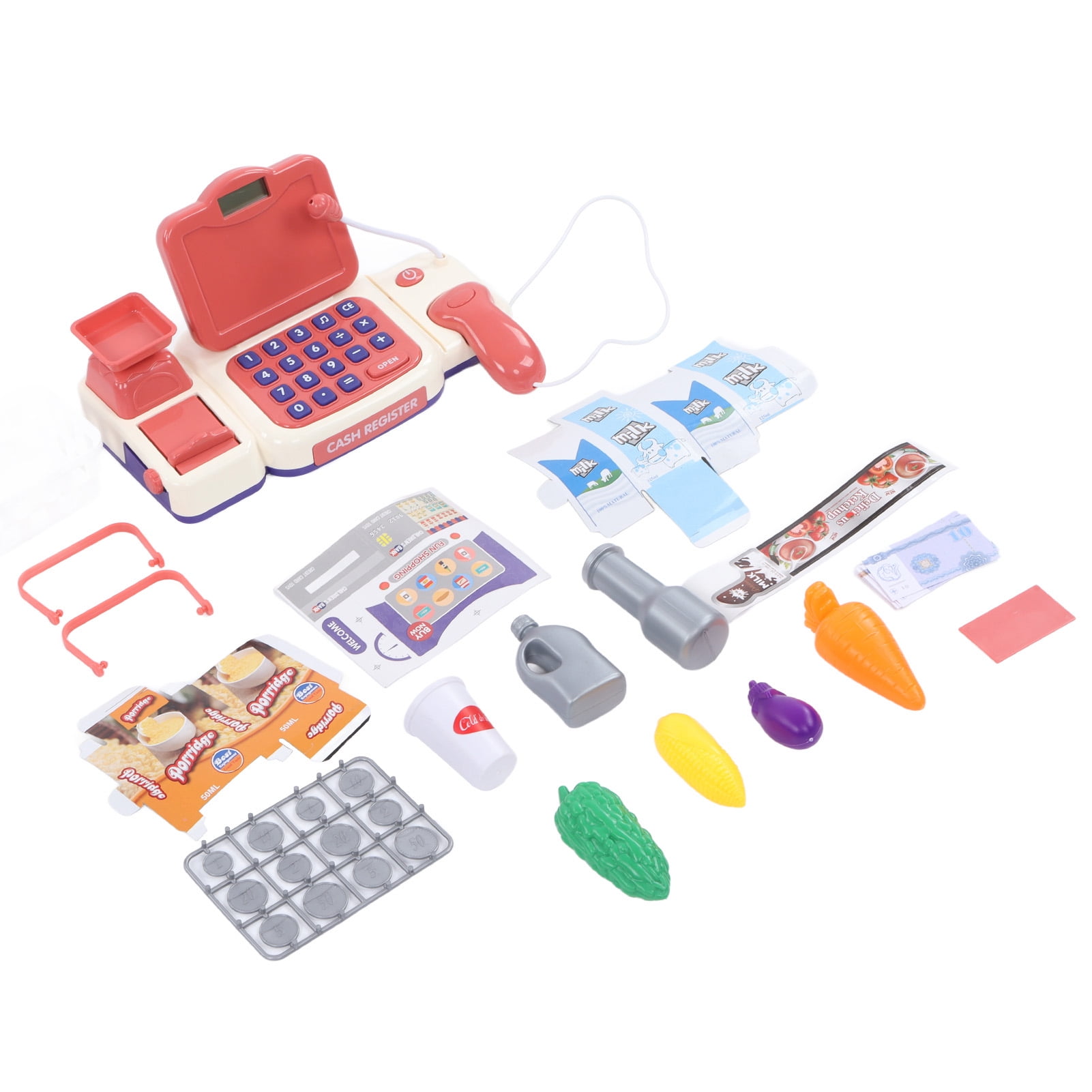 Pretend Play Toy, Math Skills Training Cash Register Toy Simulation