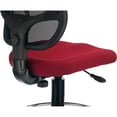 thumbnail image 6 of Armless Mesh Drafting Stool, Fabric, Red, Mid Back, 6 of 6