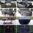 thumbnail image 5 of Funda Protectora Impermeable JM para Muebles de Jardín Negro 120x120x74 cm, 5 of 5