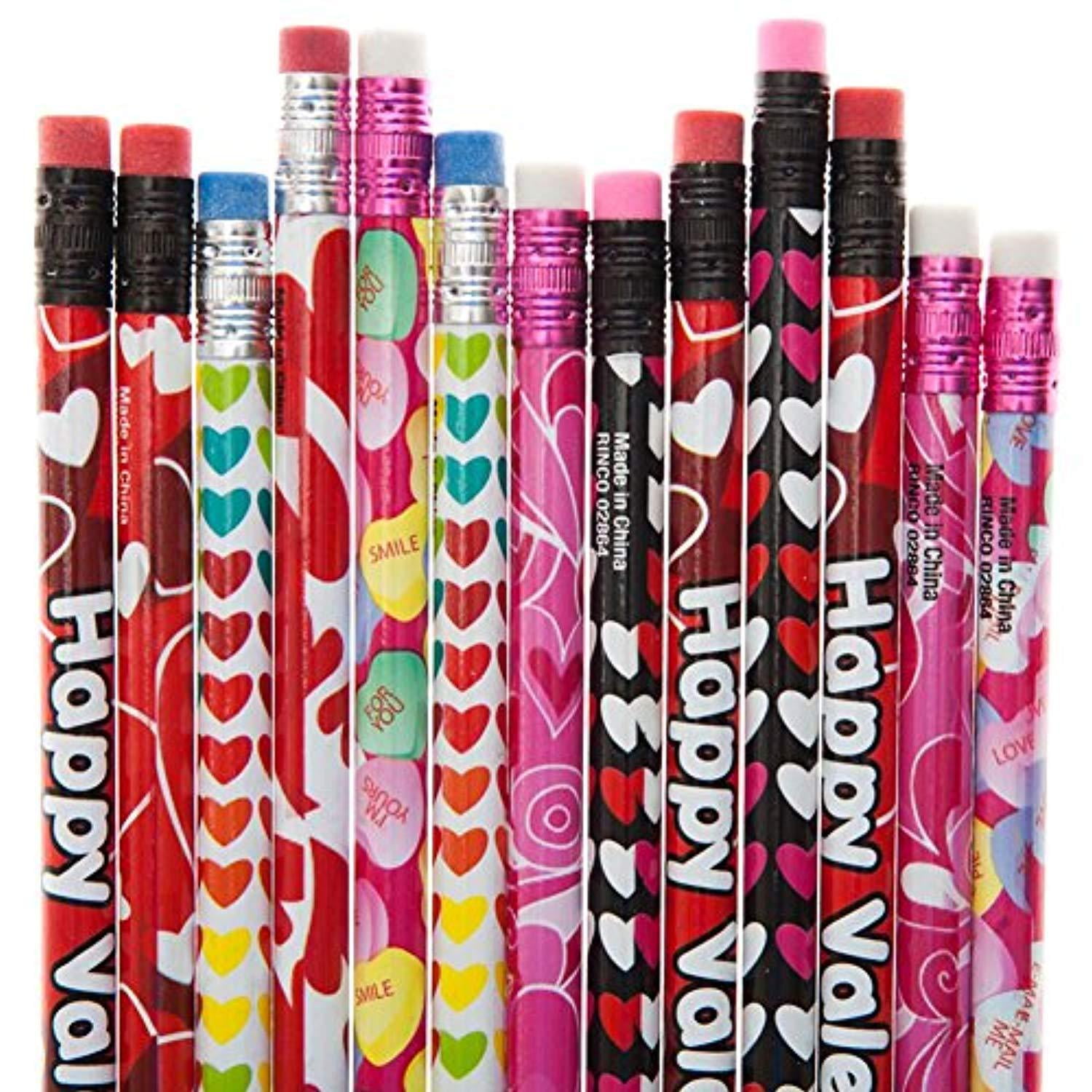 Valentine's Pencil Assortment Pack of 36