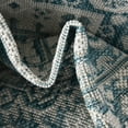thumbnail image 7 of Unique Loom Outdoor Aztec Collection Area Rug - Chalca (2' 7" x 12' Runner Aqua/Ivory), 7 of 7