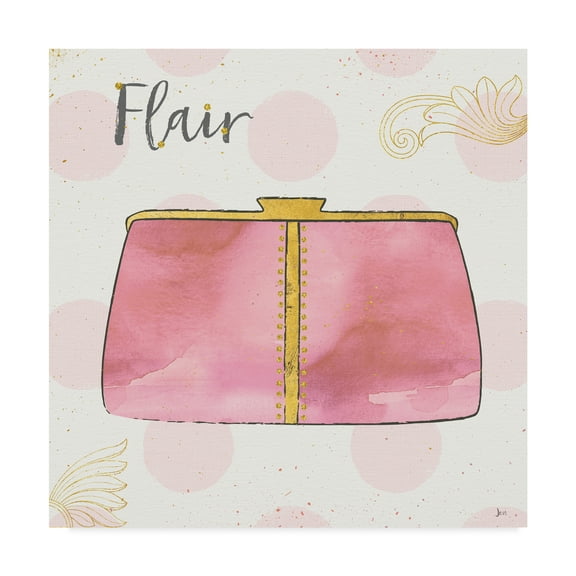 Trademark Fine Art 'Fashion Blooms II Pink' Canvas Art by Jess Aiken