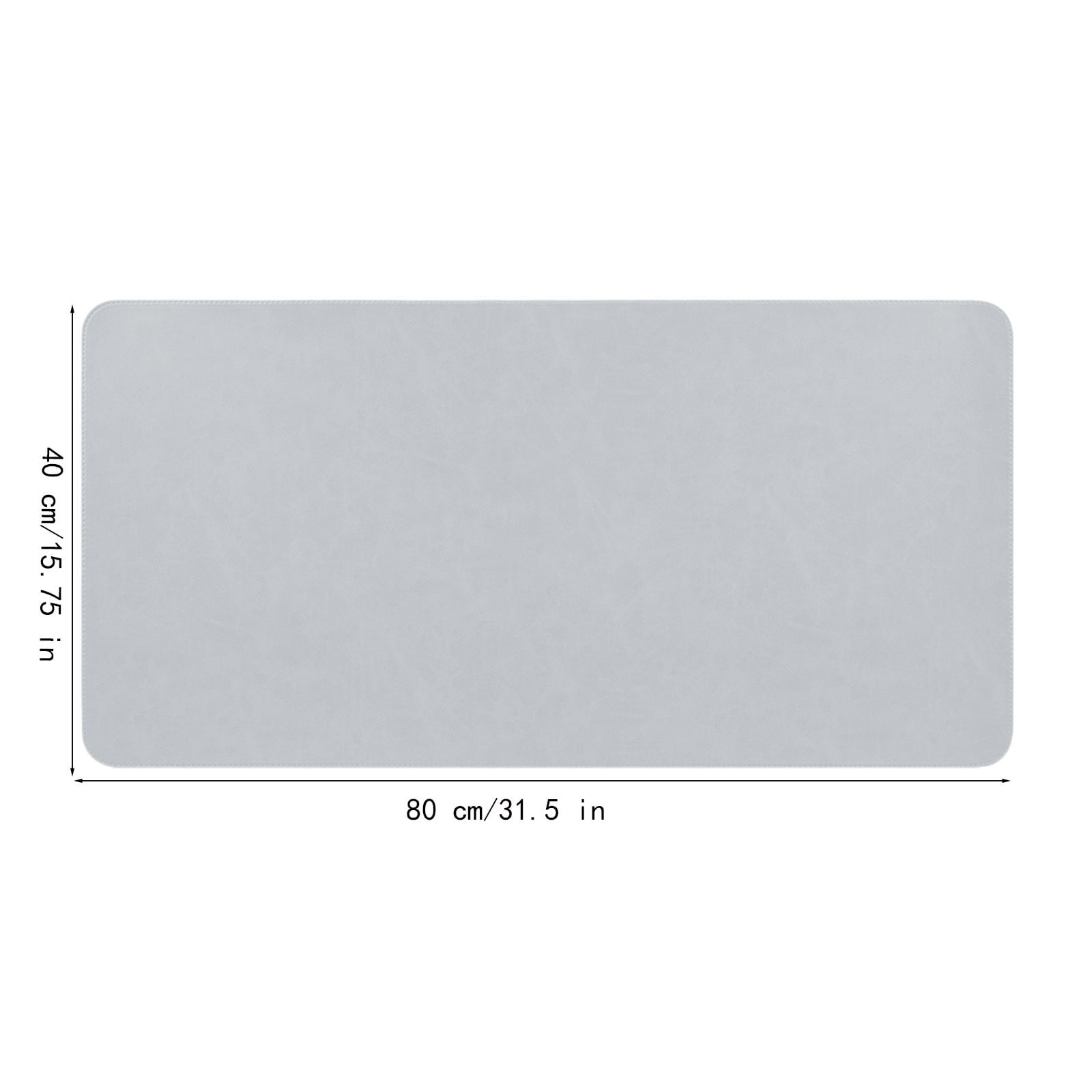 Gmogad Large Gaming Mouse Pad, 40x80cm Non-Slip PU Leather Mousepad - Extra Large Desk Mat for Gaming, Office, Computer, Keyboard, Cork Base, Easy Clean