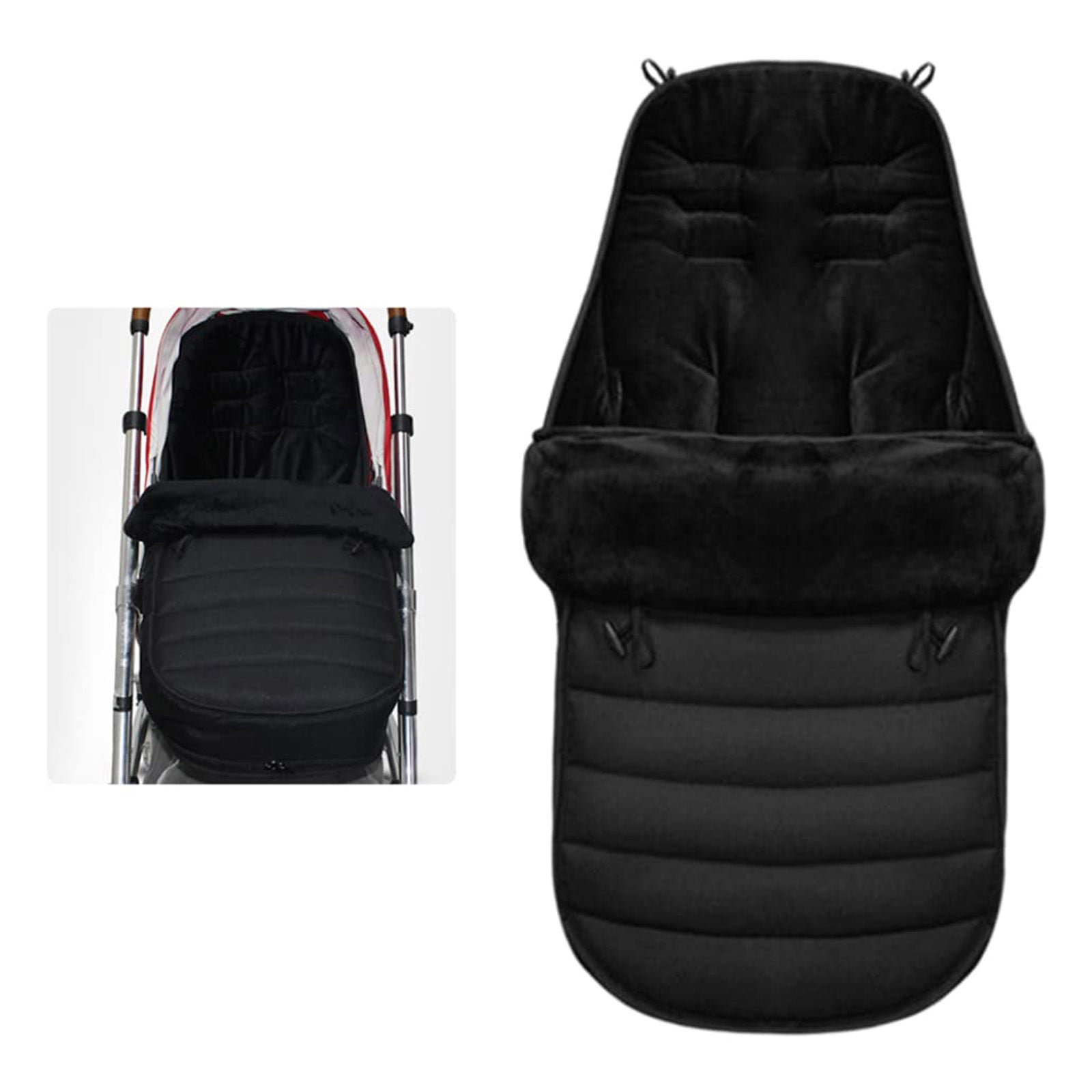 Home Textile Storage Baby Footmuff for Stroller Universal Windproof Pushchair Sleeping Bag with Warm Foot Pad for Cozy Outdoor Adventures