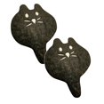 thumbnail image 1 of Oleegame 2PC Glass Bottle Cute Handmade Cartoon Cup Holder Exquisite Shape Super Soft Animal Modeling Table Pad Decorative Cup Mat For Home, 1 of 9