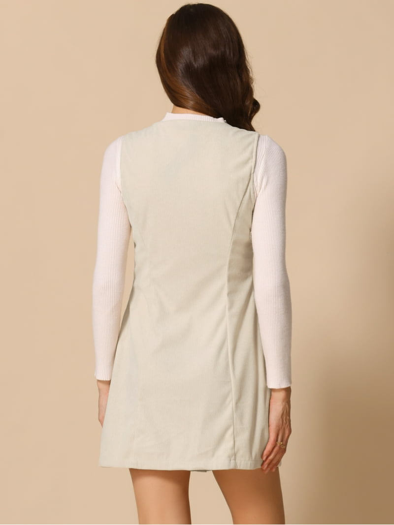 beige overall dress Beige Floral Jacquard Puff Sleeve Mini Dress - Event Dresses main image 0