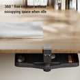 thumbnail image 4 of Mouse Clamp On Mouse Platform Adjustable Mouse Pad Device Holder Desk Rotating Tray Rest Extension Attachment, 4 of 7
