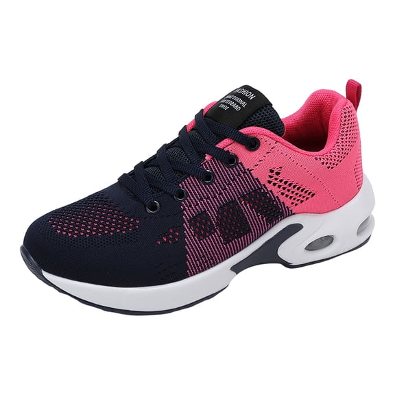 YLYL Women's Orthopedic Sneakers Breathable Mesh Air Cushion Arch Support Non Slip Walking Running Shoes