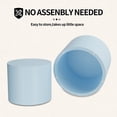 thumbnail image 4 of Williamspace Round Coffee Table Set of 2, Nesting Table Set Side End Table for Living Room,Blue, 4 of 5