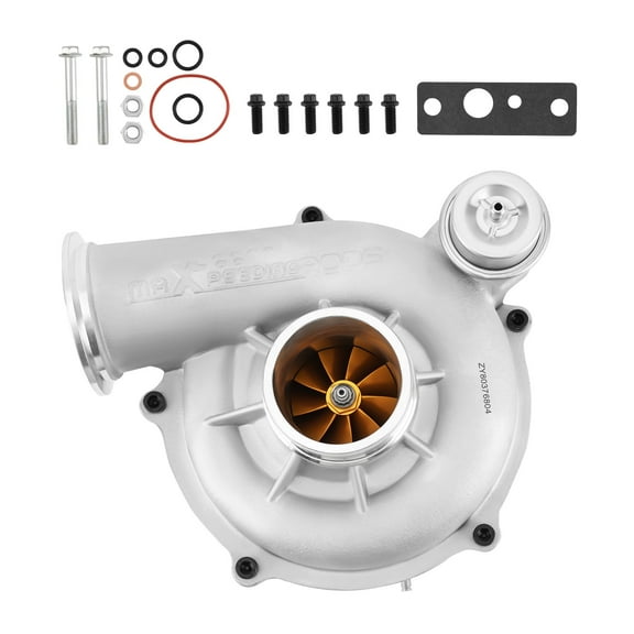 maXpeedingrods Turbo Turbocharger GTP38 for Ford Excursion 2000-2003, F250 F350 F450 F550 Super Duty 1999-2003 V8 7.3L, with Billet Compressor Wheel, 1831383C92, Street PJD Series