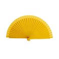 thumbnail image 1 of Abanico plegable de madera de color sólido, portátil, de verano, para decoración, accesorios de baile, accesorios para fiestas y disfraces., 1 of 8