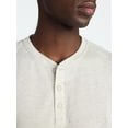 thumbnail image 4 of George Men's & Big Men's Relaxed Fit Knit Cloth Henley Shirt with Short Sleeves, Sizes XS-5XL, 4 of 5