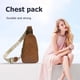 thumbnail image 1 of Bolso de pecho bohemio Estampados de animales bandolera PU Cuero Sling Fanny Pack Monedero, 1 of 9