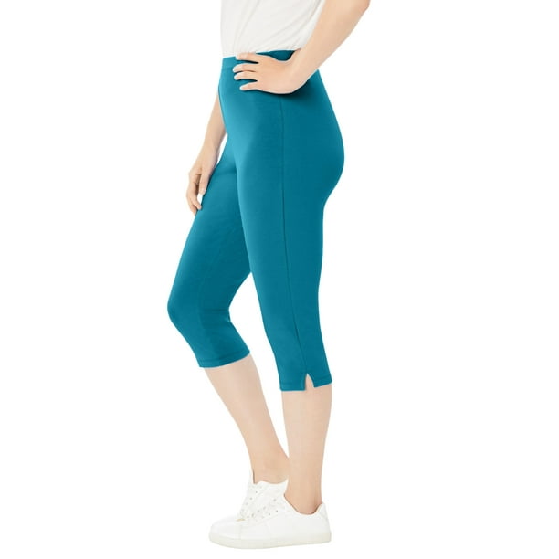 capri leggings with pockets plus size