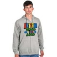 thumbnail image 5 of Autism Speaks If You Listen Awareness Zip Up Hoodie Men's Women's Brisco Brands L, 5 of 6