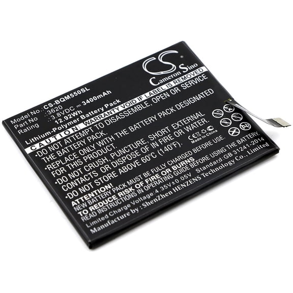 3400mAh 3620 Battery for BQ Aquaris M5.5