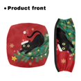 thumbnail image 2 of POLERO Christmas Black Cat Rollator Walker Seat & Backrest Cover Set, Sun & Dust Protector Rollator Seat Cover Polyester Fabric Durable Non-Slip Fit Rollator Walker Accessories, 2 of 10