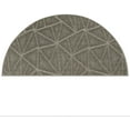 thumbnail image 1 of Indoor Outdoor custom size area rugs made in USA pattern Geometrical comes in Ten colors and Nine shapes rectangular,round,square,runners,oval,half round - Neutral, 66" x 132" Half Round Area Rugs, 1 of 1