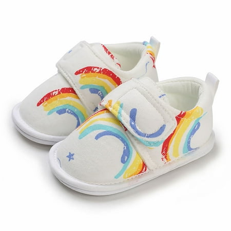 

Quealent Booties For Baby Baby Toddler Unisex Boy Girl Indoor Cozy Soft Leather Non-Skid Bottom Booties F 0 Months