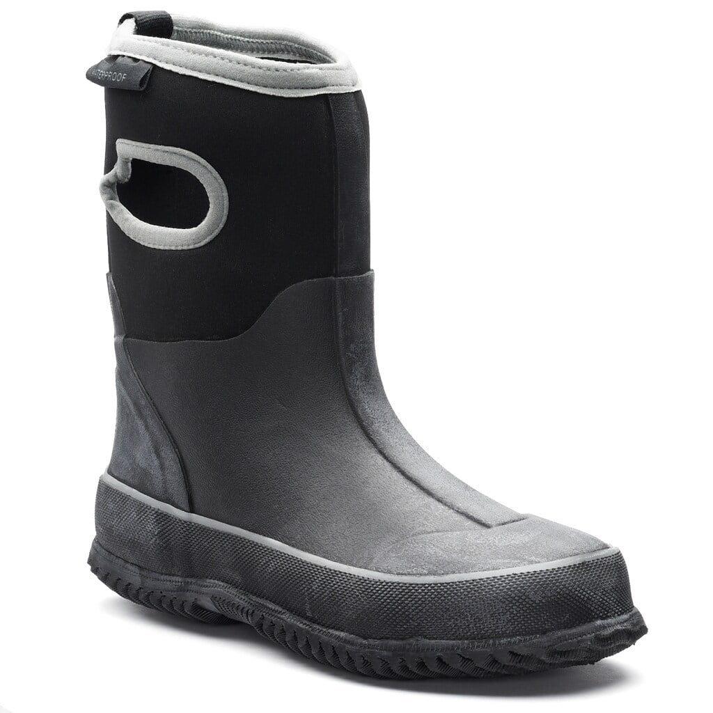 Itasca Bayou Boys' Waterproof Rain Boots Black