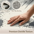 thumbnail image 6 of ODIKA Entryway Smoky Freeform Motif Decorative Throw Dorm Terraze Entry Pet Friendly & Kids Safe Play for Playroom, Bedroom, Reading Nook, 6 of 7