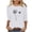 White 1, variant on Hfiengba Women's Graphic Tee Floral Printed Crew Neck 3/4 Sleeve Shirts Casual Loose Fit Tops Soft Clothes (XL, White 1)
