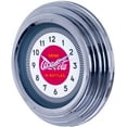 thumbnail image 3 of 11.75" Coca-Cola Clock with Chrome Finish, 1930's Style, 3 of 4