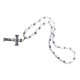 thumbnail image 3 of Colgante de cruz de rosario, regalos para hombre, collar católico, cuentas de madera, medalla, accesorios blanco, 3 of 7