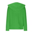 thumbnail image 3 of FRSASU Zip up Cardigan Sweatshirts for Women Long Sleeve Lightweight Solid Color Loose Casual Hoodies Fashion Jackets Mint Green, 3 of 4