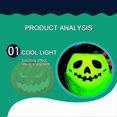 thumbnail image 2 of Pelota antiestrés de Halloween, juego de fiesta de Halloween para niños pequeños, niños y niñas, juguete de descompresión, juguetes para apretar, juguetes sensoriales divertidos y complicados (verde), 2 of 5