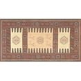 thumbnail image 1 of Ahgly Company Machine Washable Indoor Rectangle Contemporary Sienna Brown Area Rugs, 6' x 9', 1 of 7
