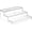 1 Pack Clear, variant on 3 Tiered Display Stands for Cupcake Stand,Perfume Shelf Organizer,Figure and Pop Display,No Installation,Clear Table Risers Display Stands for Collectibles,Makeup and Dessert,1PCS