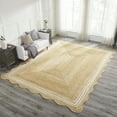thumbnail image 2 of My Texas House Natural/White Scallop Jute with Border Area Rug, 9' x 12', 2 of 5