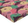 thumbnail image 2 of Ambesonne Aquatic Fitted Sheet, Dolphin Underwater, Queen Size, Jade Green Dried Rose, 2 of 3