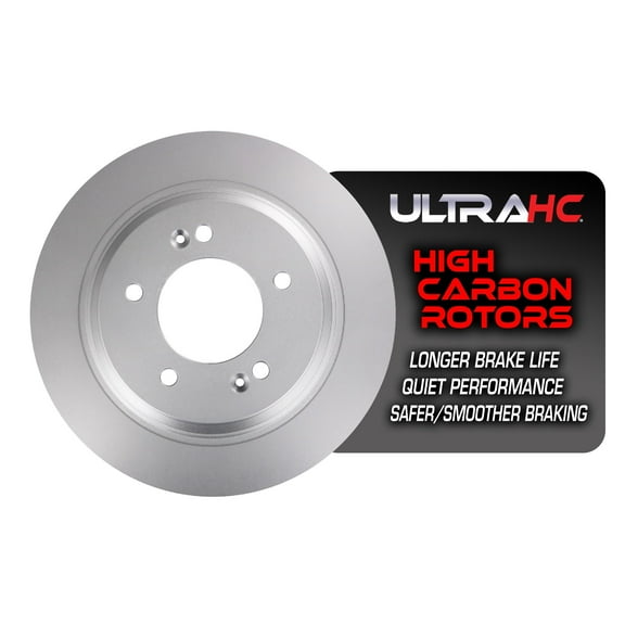 UltraHC Coated High Carbon Brake Rotor, Rear UR004065, Hyundai Sonata 2019-2015