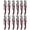 Claret, variant on 12 Packs Corkscrew Wine Opener Wine key Stainless Steel Fold Beer or Bottle Opener Serrated Foil Cutter,Perfect for Bars,Restaurants,Family,Company Party (12 Color)