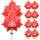 thumbnail image 5 of 10pcs Foil Maple Leaf Globos Fiesta de Acción de Gracias Favores de la fiesta del tema del tema de la fiesta, 5 of 5