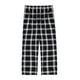 thumbnail image 1 of Gibobby pantalones de animados Pantalones de pijama a cuadros de primavera/verano, pantalones de mujer sueltos y cómodos, prendas de vestir de tamaño, muebles para el Four Seasons (Negro, XL), 1 of 3