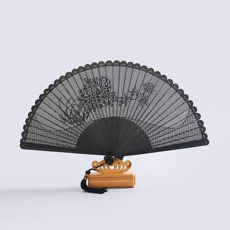 

SterneMond Small Folding Hand Fan Handheld Fabric Bamboo Fan Vintage Bamboo Silk Fans for Party Wedding Dancing Decoration Gift Performance