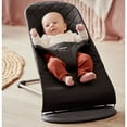 thumbnail image 2 of BabyBjorn Bouncer Bliss in Woven Fabric - Classic Quilt, Black on Dark Grey Frame, 2 of 3