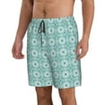thumbnail image 2 of Goofa Blue Print Printed Mens Swim Trunks Summer Quick Dry Short Beach Swimwear Bathing Suits-3X-Large, 2 of 9