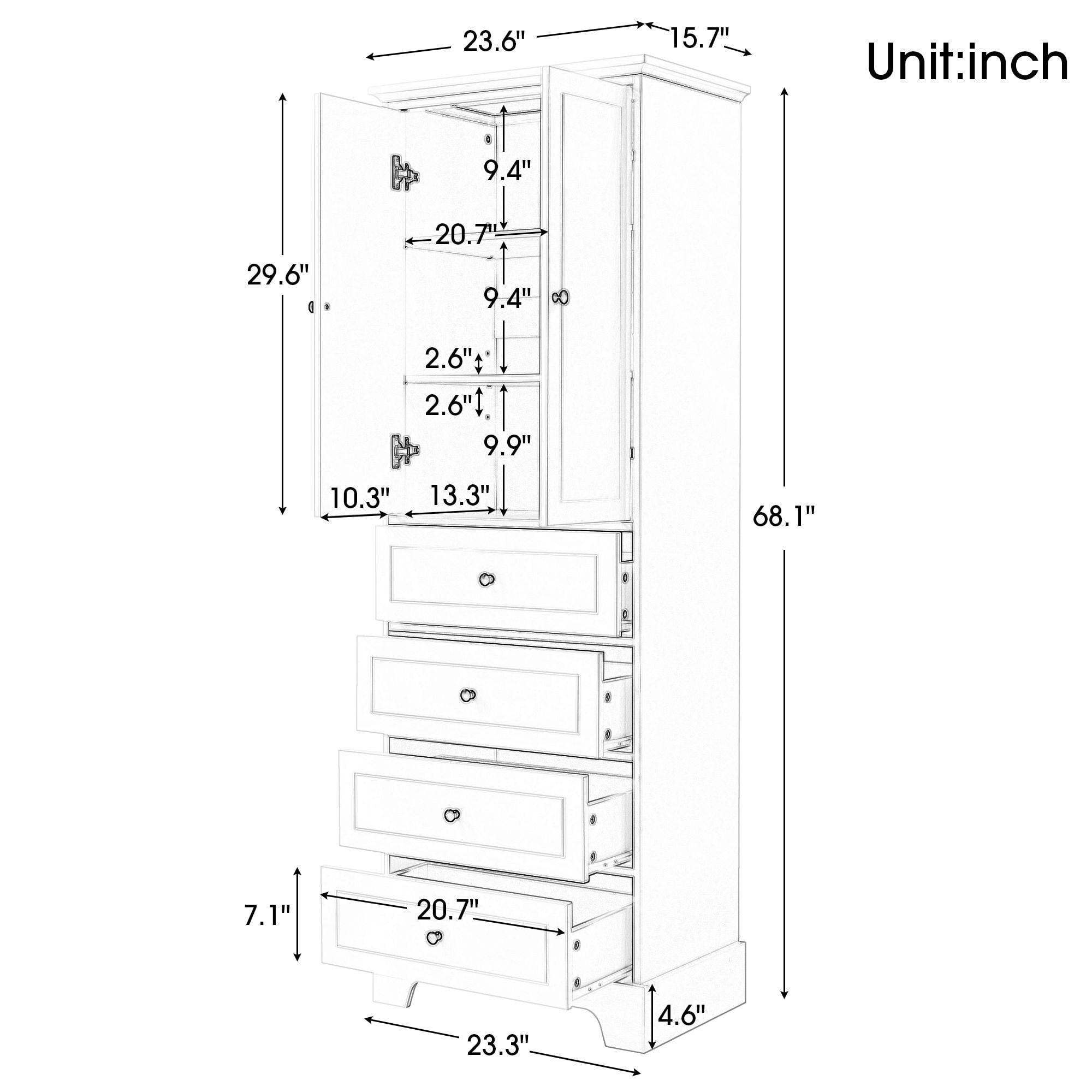 IDÉE STORAGE TALL ブラック 新品 Hyper Tough 4 Drawer Plastic