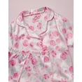 thumbnail image 4 of dELiA*s Girls' Pajama Set - 2 Piece Silky Soft Satin Button Down Sleep Shirt and Pajama Shorts (Sizes: 4-16), 4 of 7
