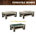thumbnail image 3 of 7' Pool Table, 3-in-1 Dining Top & Table Tennis with Game Accessories & Rolling Storage Caddy Westmont Barrington Billiards, 3 of 8
